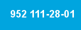 952 111-28-01